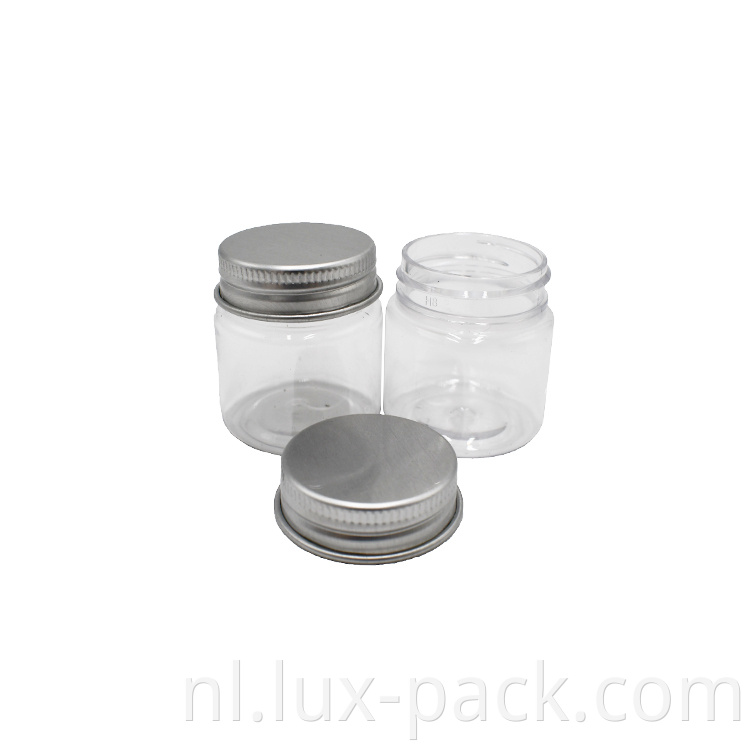 Groothandel Pet Plastic Cookie Jar Storage Bottle Pet Container voor voedsel